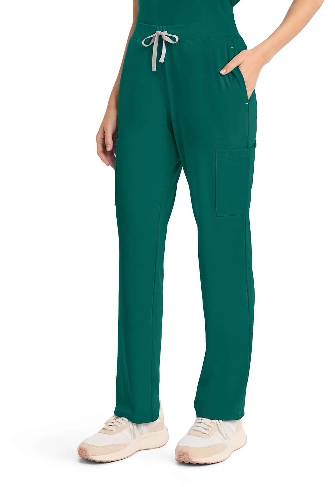 Achieve CK096 Women's 5 Pocket Straight Leg Pant Hunter