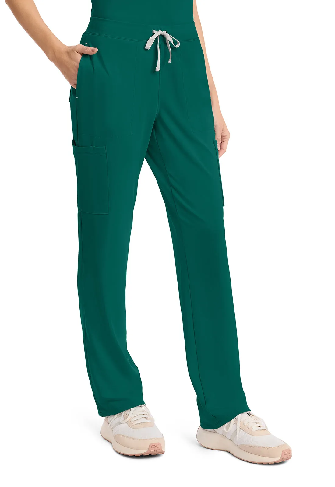 Achieve CK096 Women's 5 Pocket Straight Leg Pant Hunter