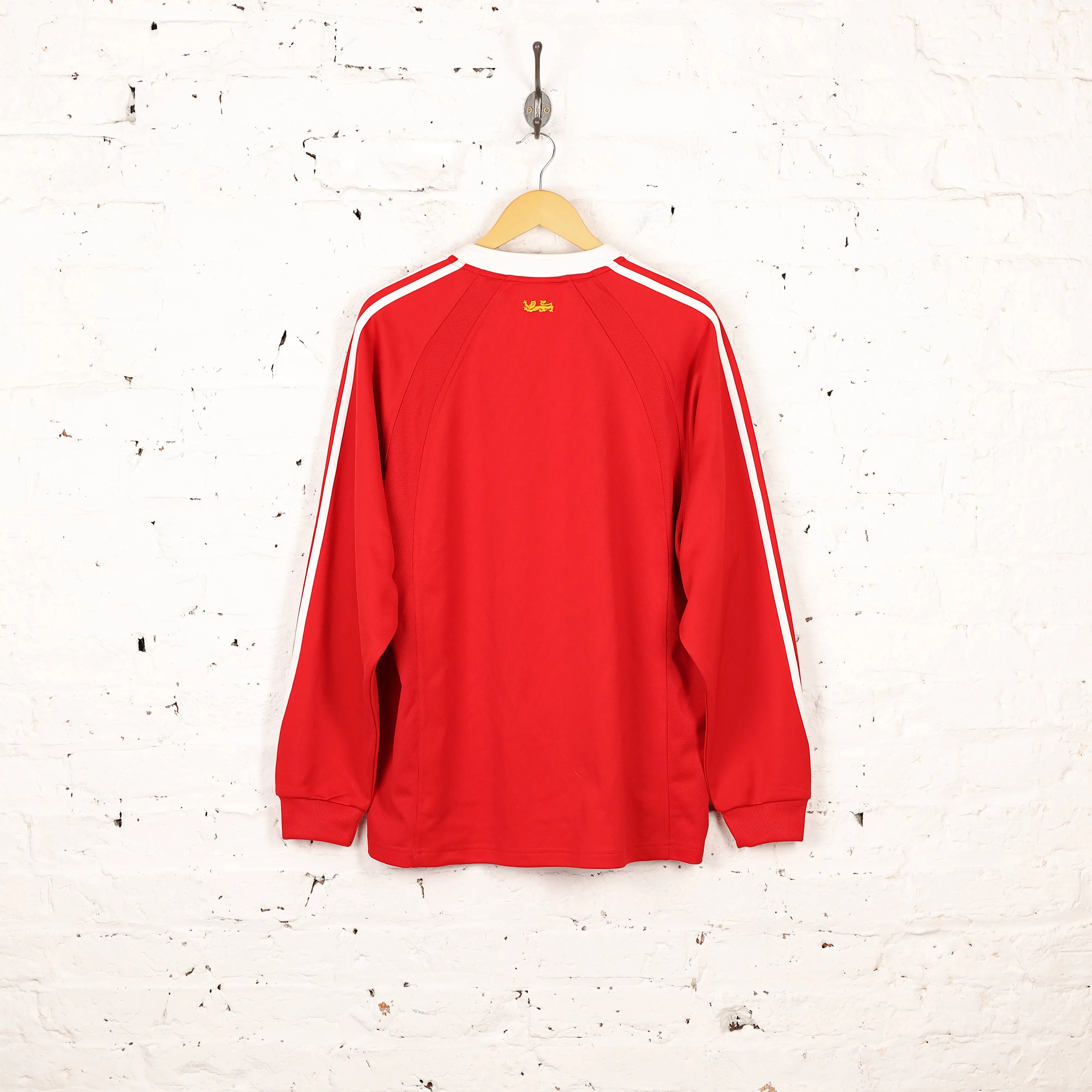 Adidas British and Irish Lions 2005 Long Sleeve Rugby Shirt - Red - L