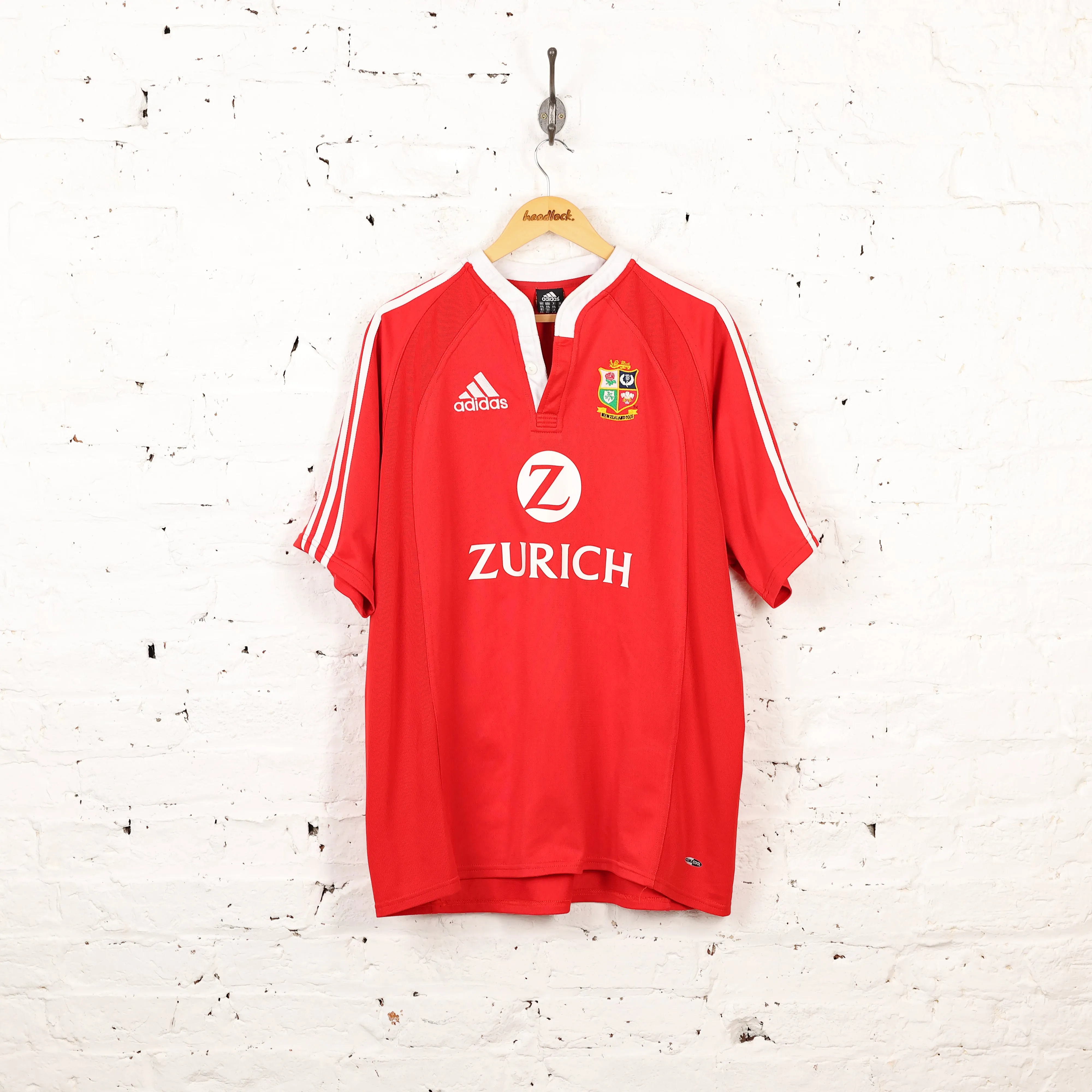 Adidas British and Irish Lions 2005 Rugby Shirt - Red - XXL