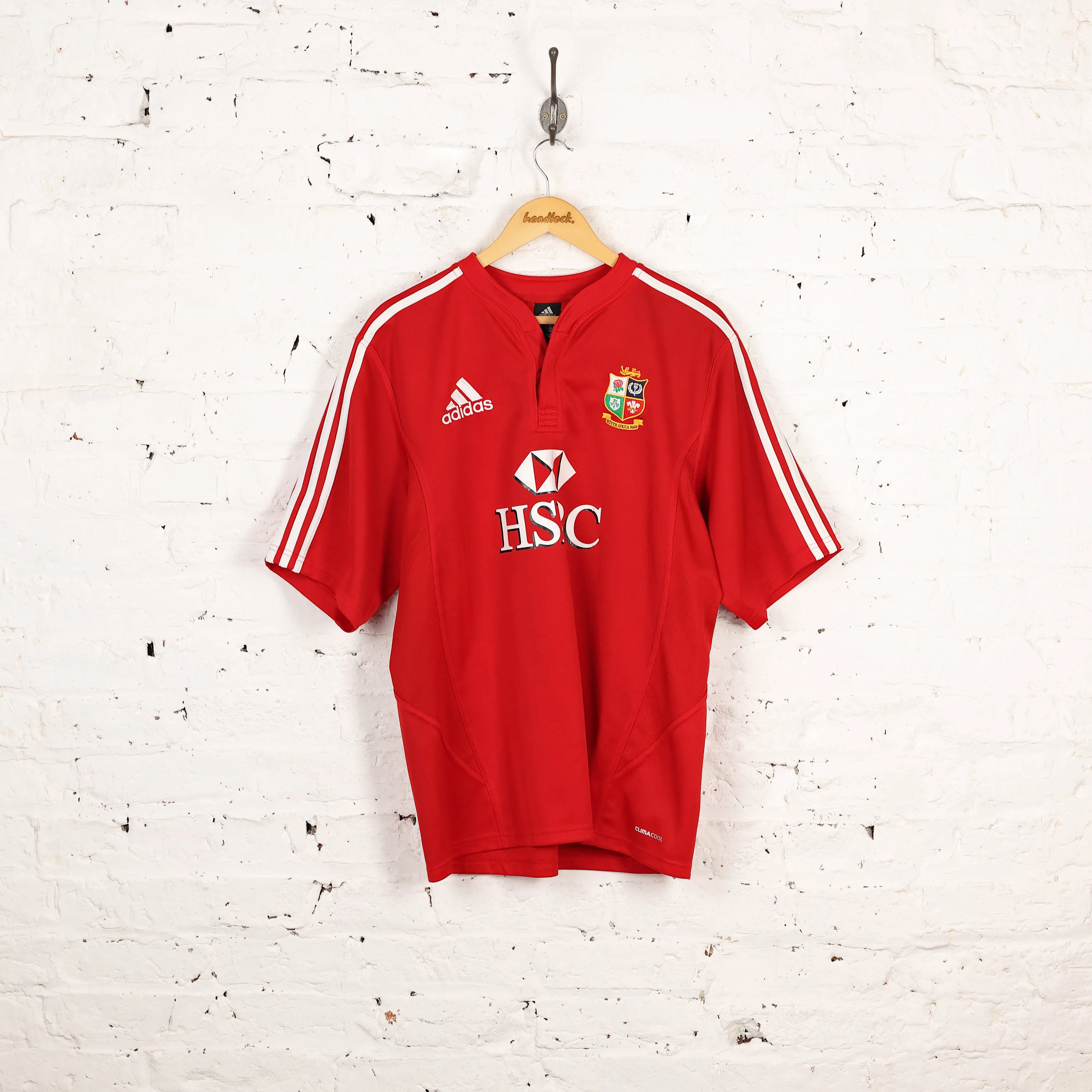 Adidas British and Irish Lions 2009 Rugby Shirt - Red - L