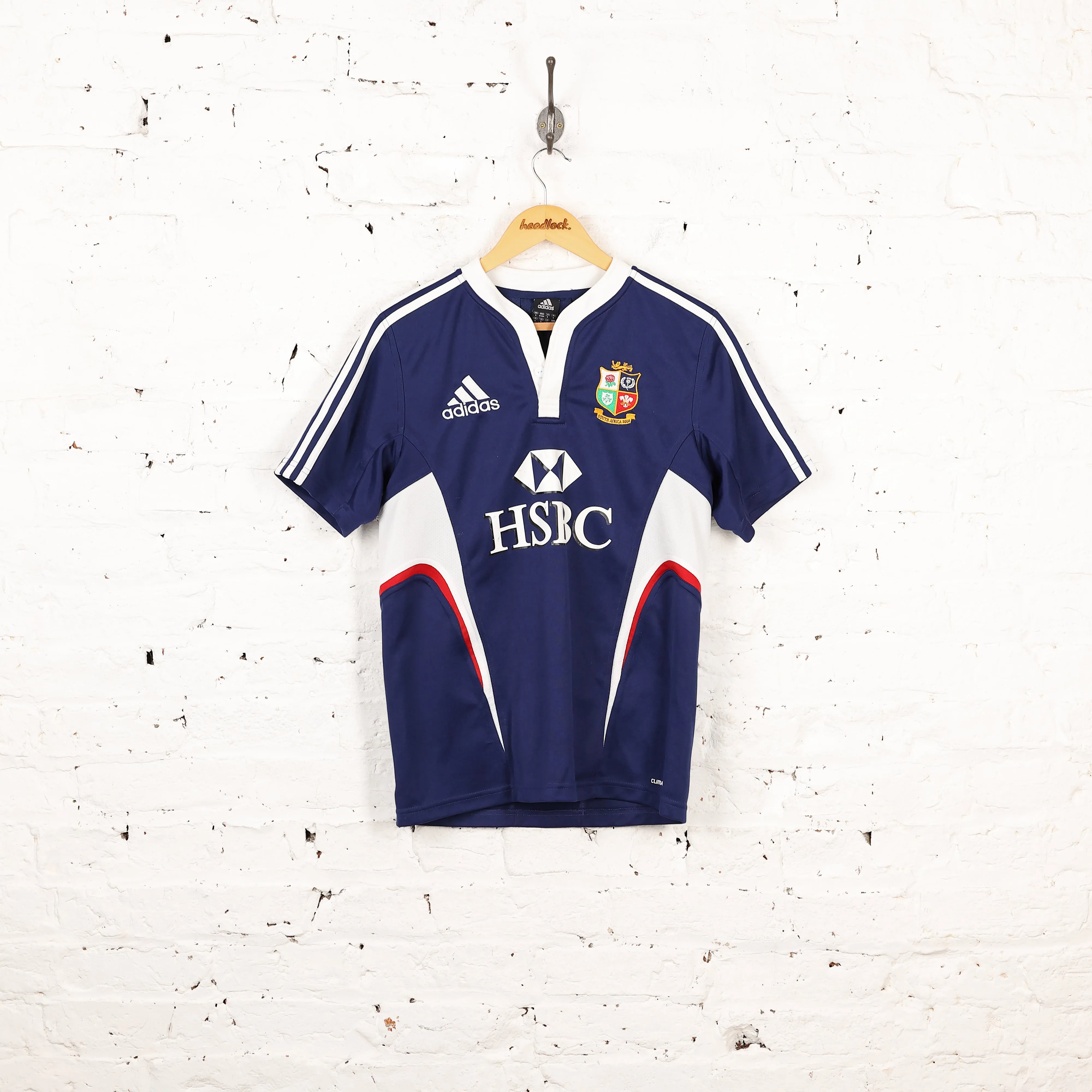 Adidas British and Irish Lions 2009 Rugby Training Shirt - Blue - S