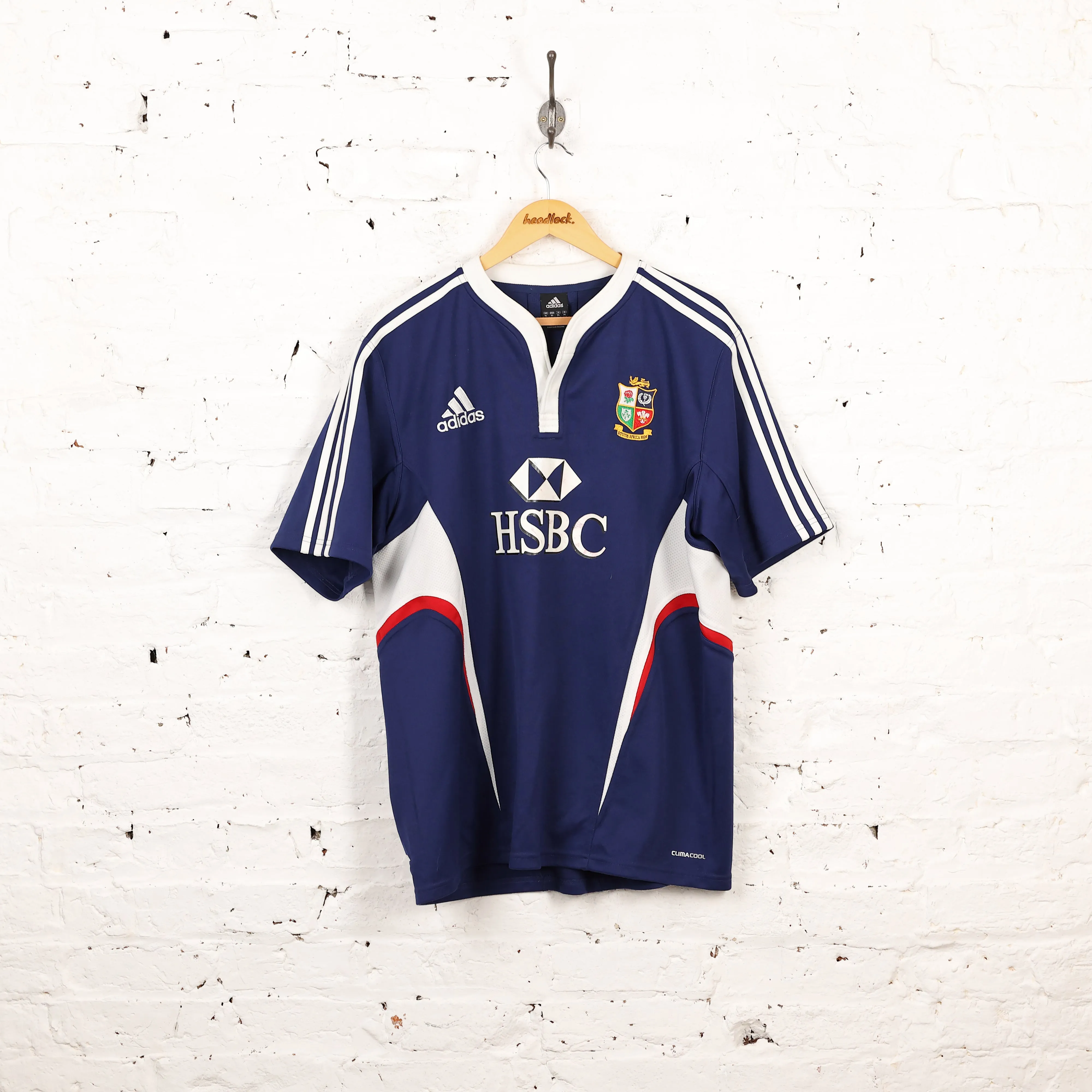 Adidas British and Irish Lions 2009 Rugby Training Shirt - Blue - XL