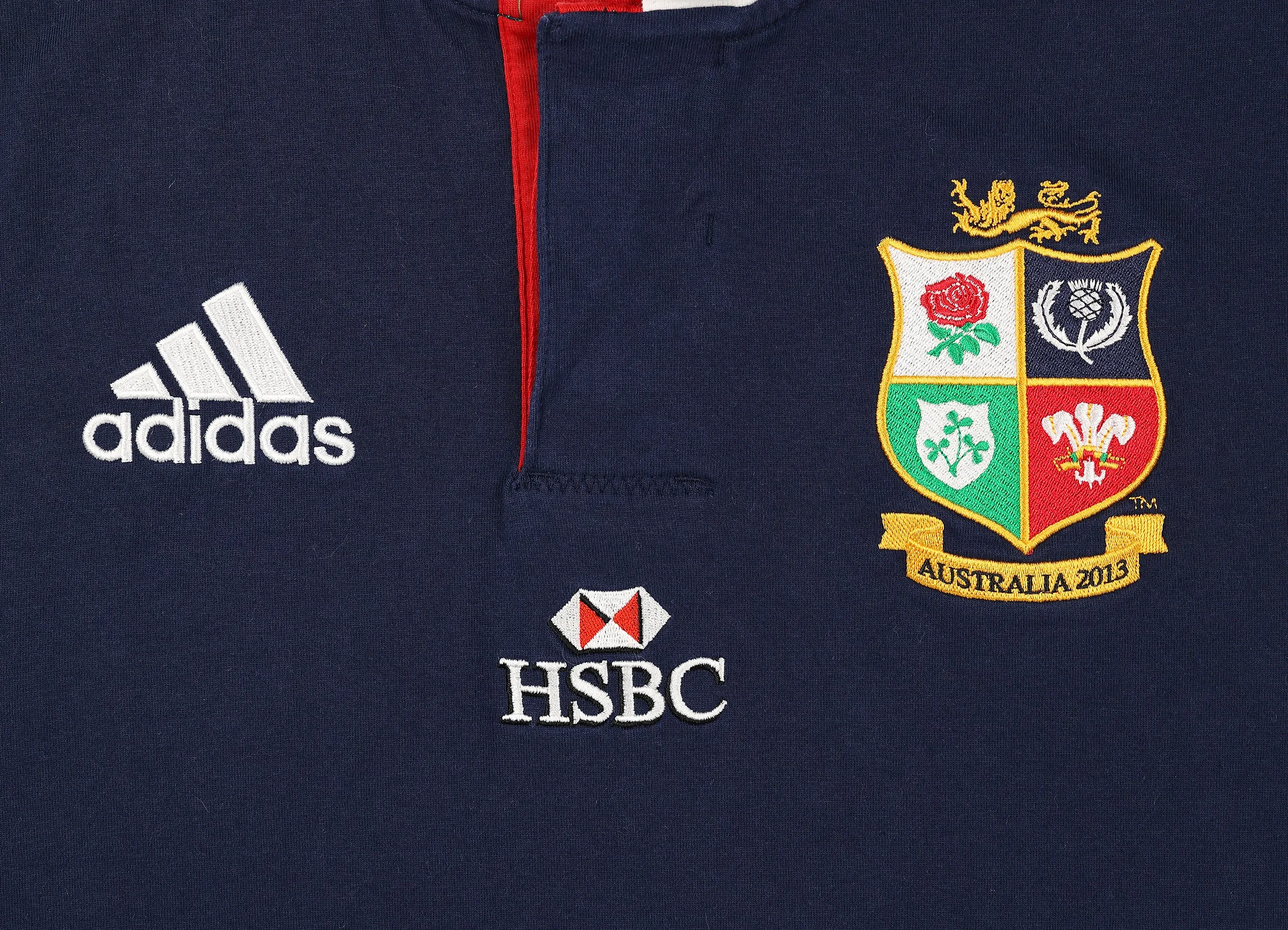 Adidas British and Irish Lions 2013 Rugby Shirt - Blue - L