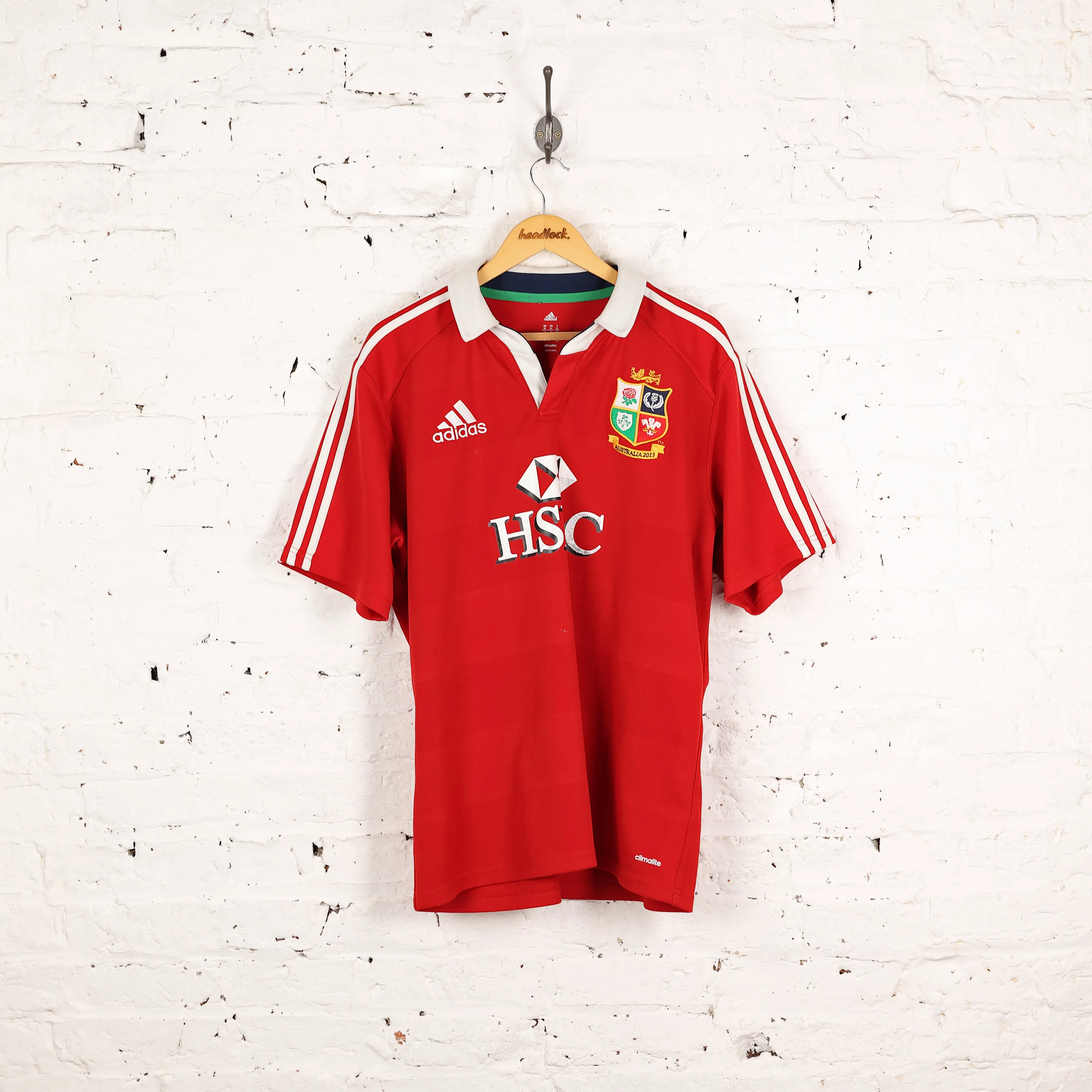 Adidas British and Irish Lions 2013 Rugby Shirt - Red - XL