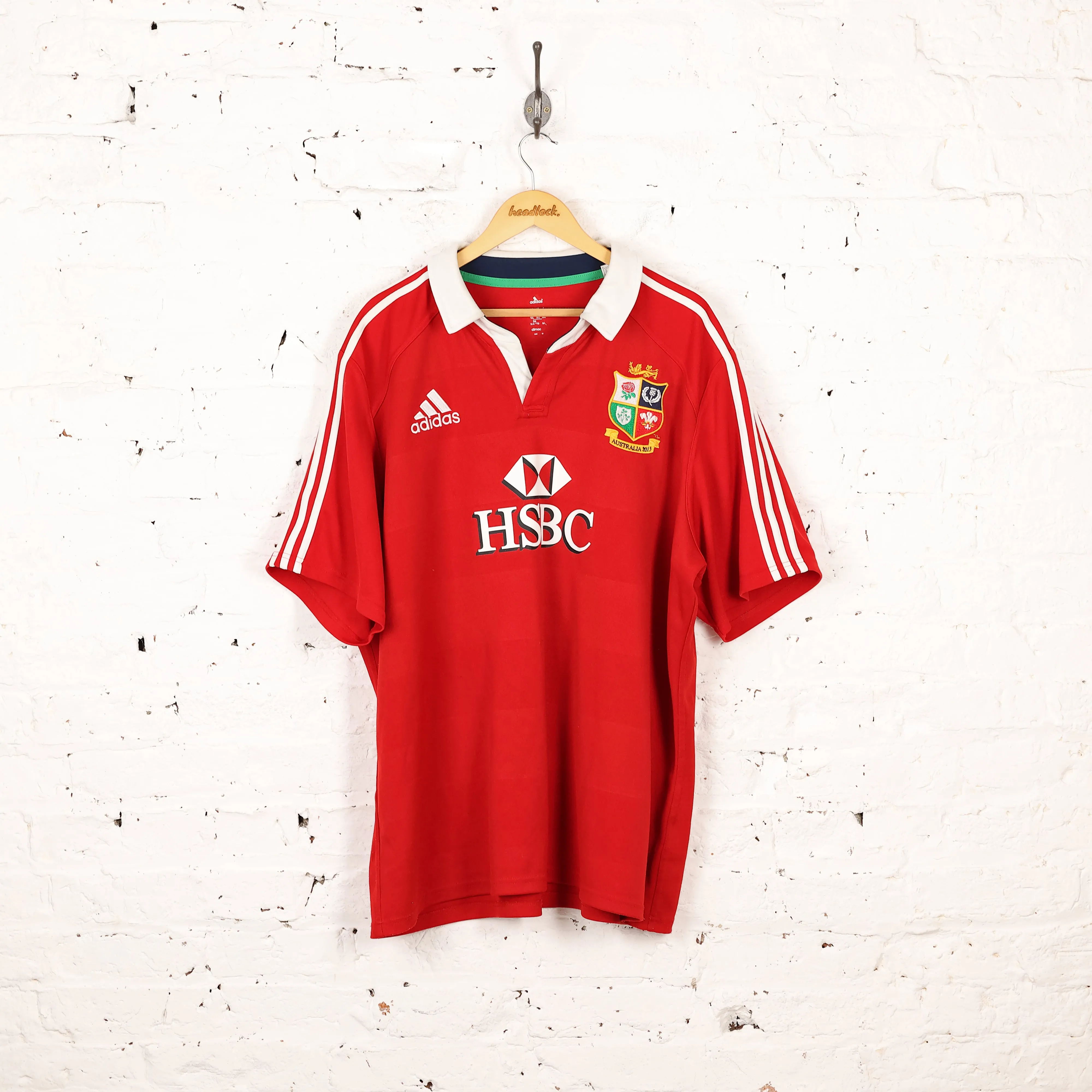 Adidas British and Irish Lions 2013 Rugby Shirt - Red - XXXL