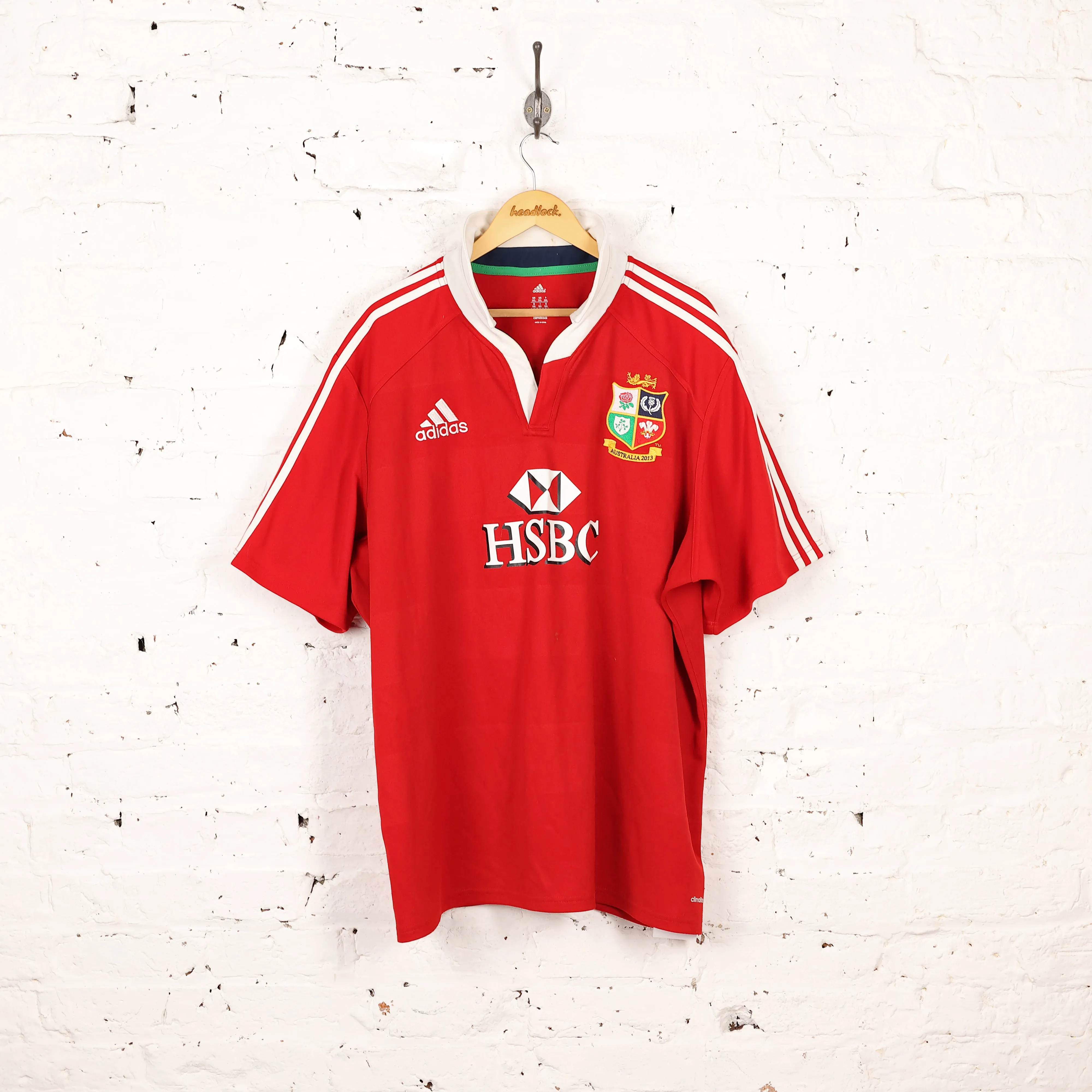 Adidas British and Irish Lions 2013 Rugby Shirt - Red - XXXL