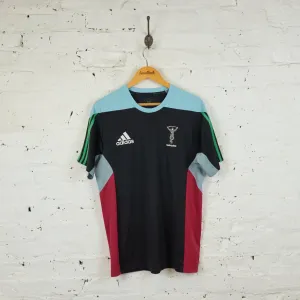 Adidas Harlequins Rugby Training Top Shirt - Black - M