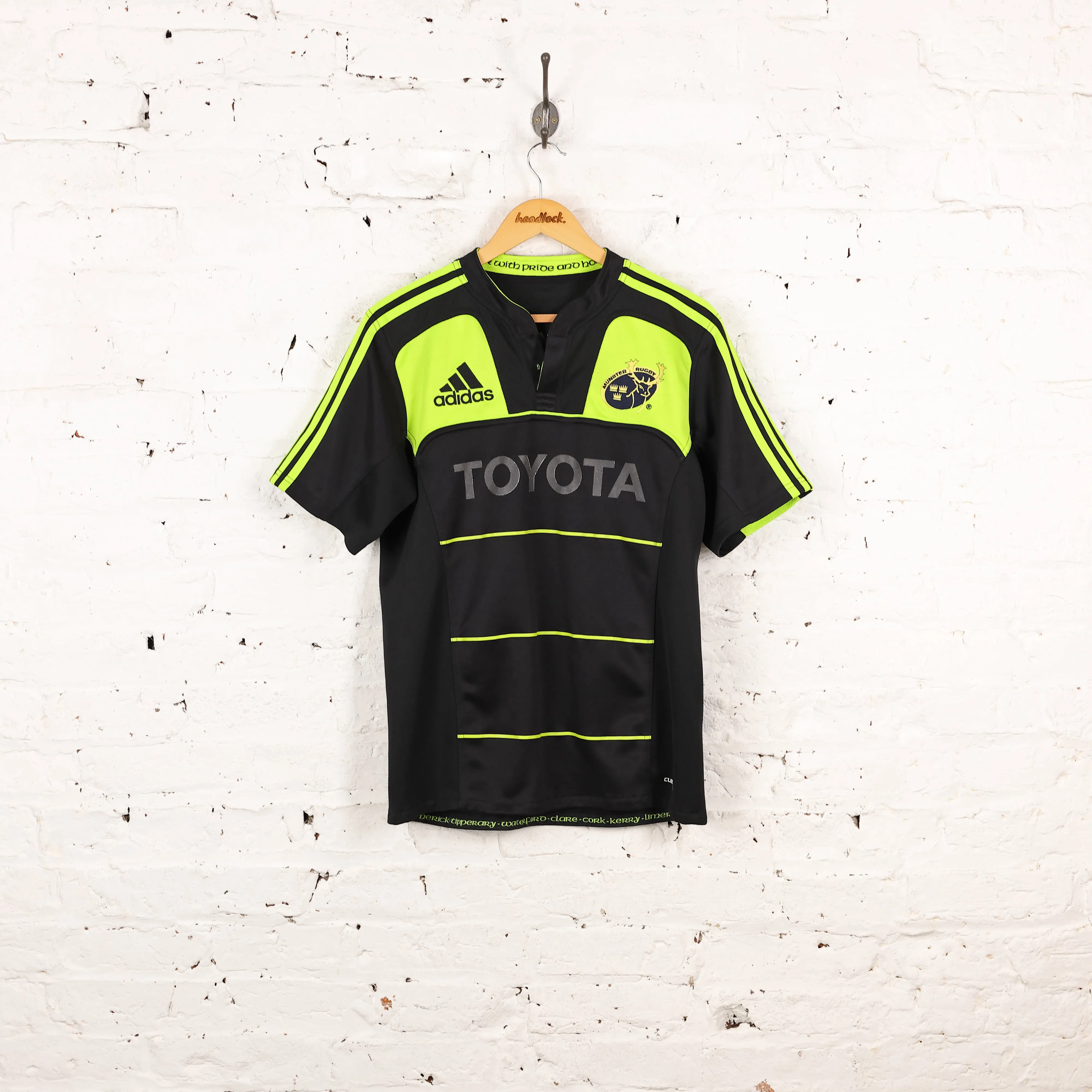 Adidas Munster 2011 Alternate Rugby Shirt - Black - M