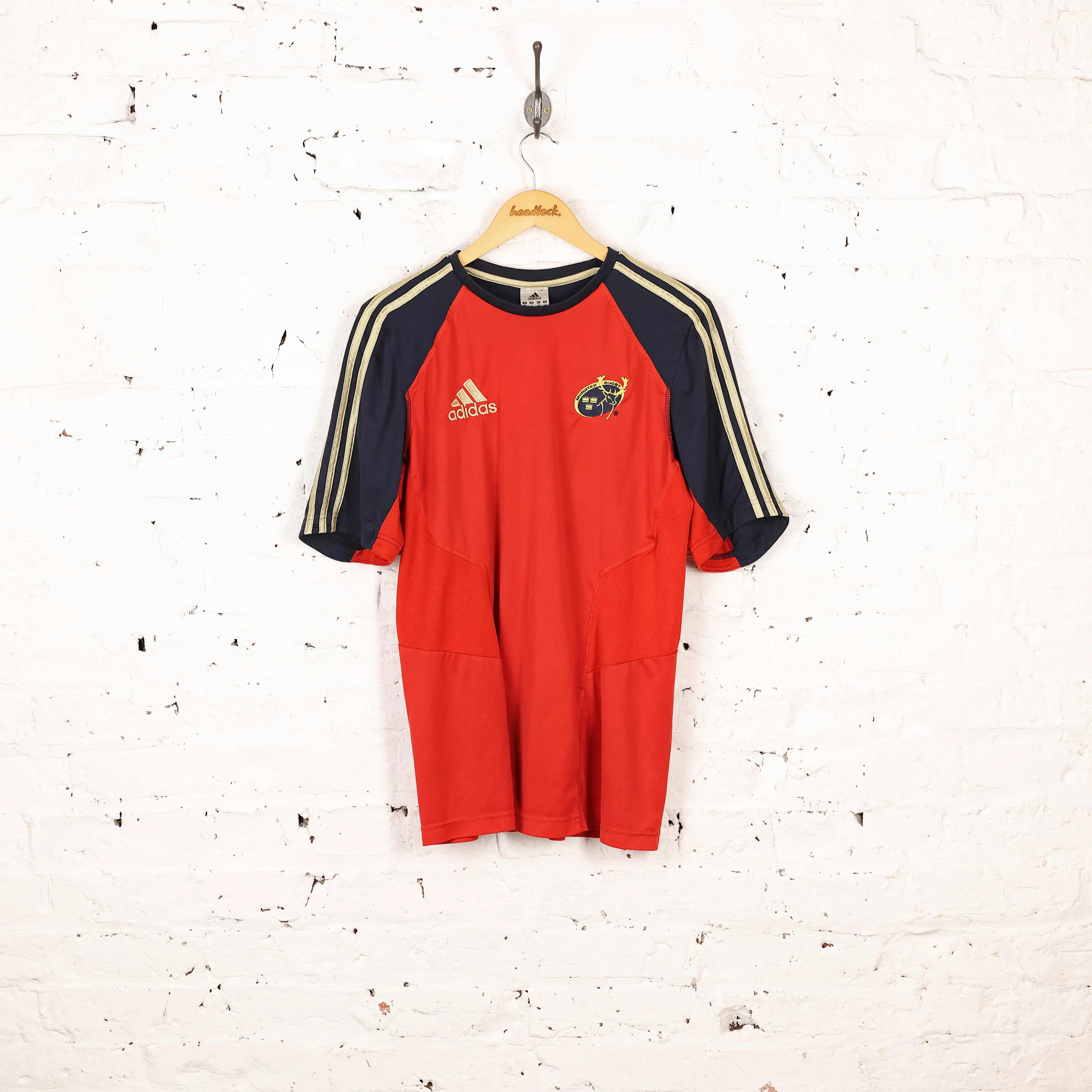 Adidas Munster Rugby Training Shirt - Red - L