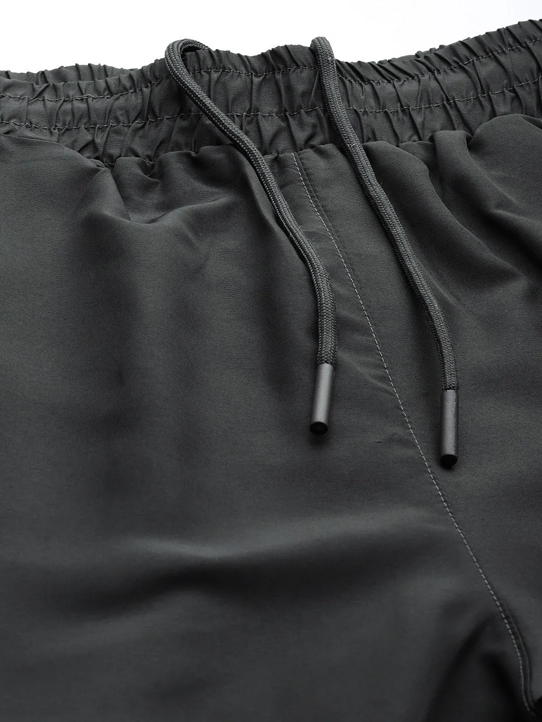 Alcis Men Grey Solid Track Pants