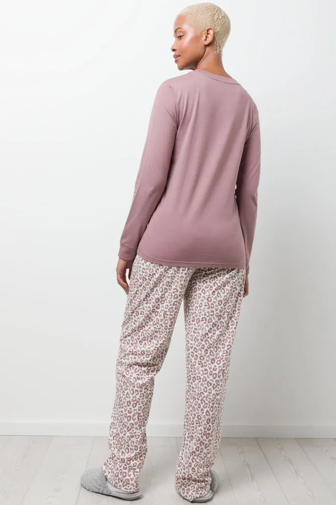 Animal Heart Pyjamas Pink
