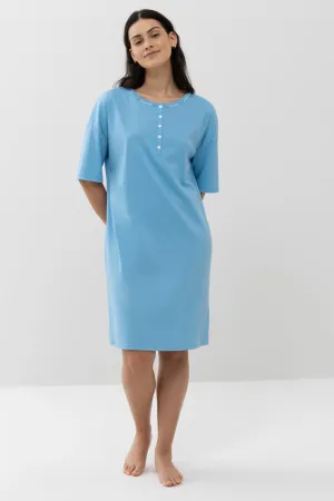 Anjella Cotton Sleepwear in Blue Summer
