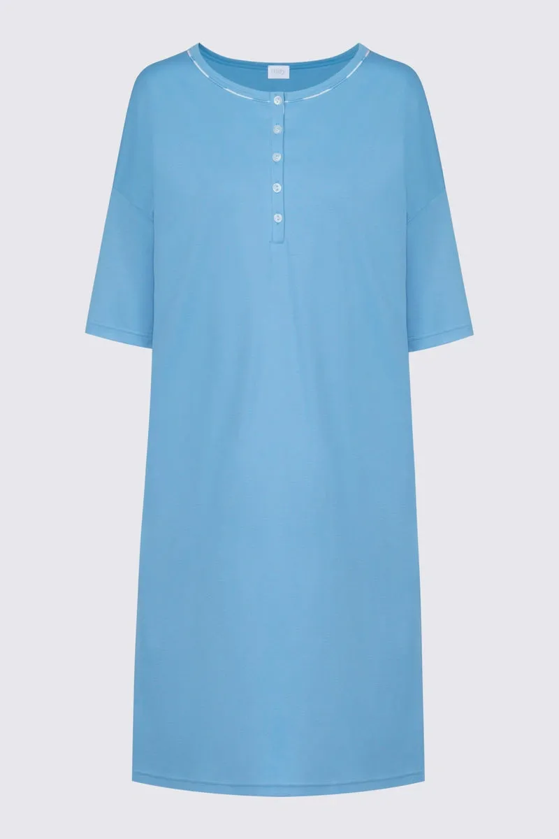 Anjella Cotton Sleepwear in Blue Summer