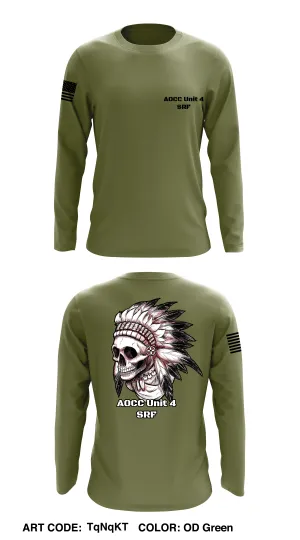 AOCC Unit 4 SRF Core Men's LS Performance Tee - TqNqKT