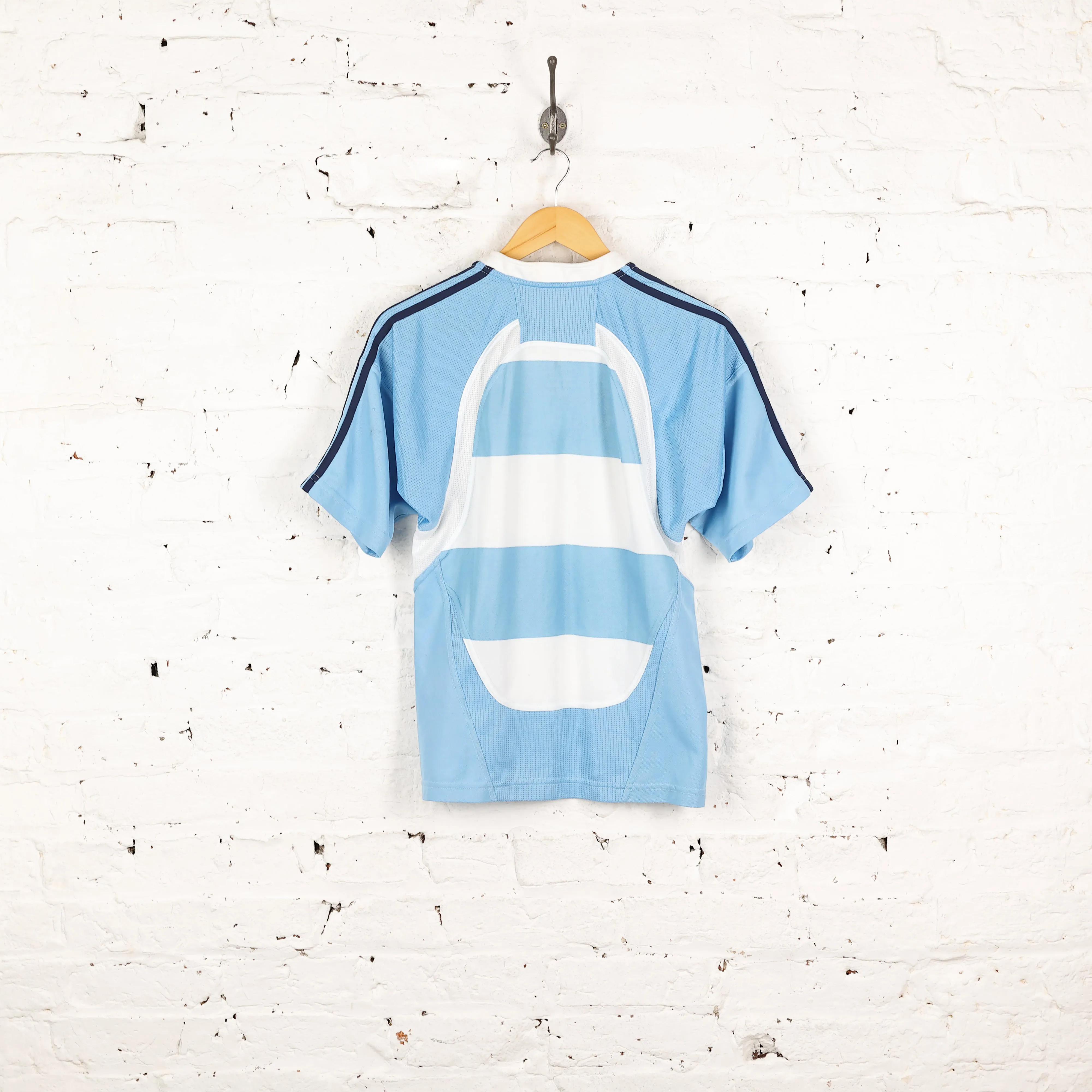 Argentina 2006 Adidas Home Rugby Shirt  - Blue - XS