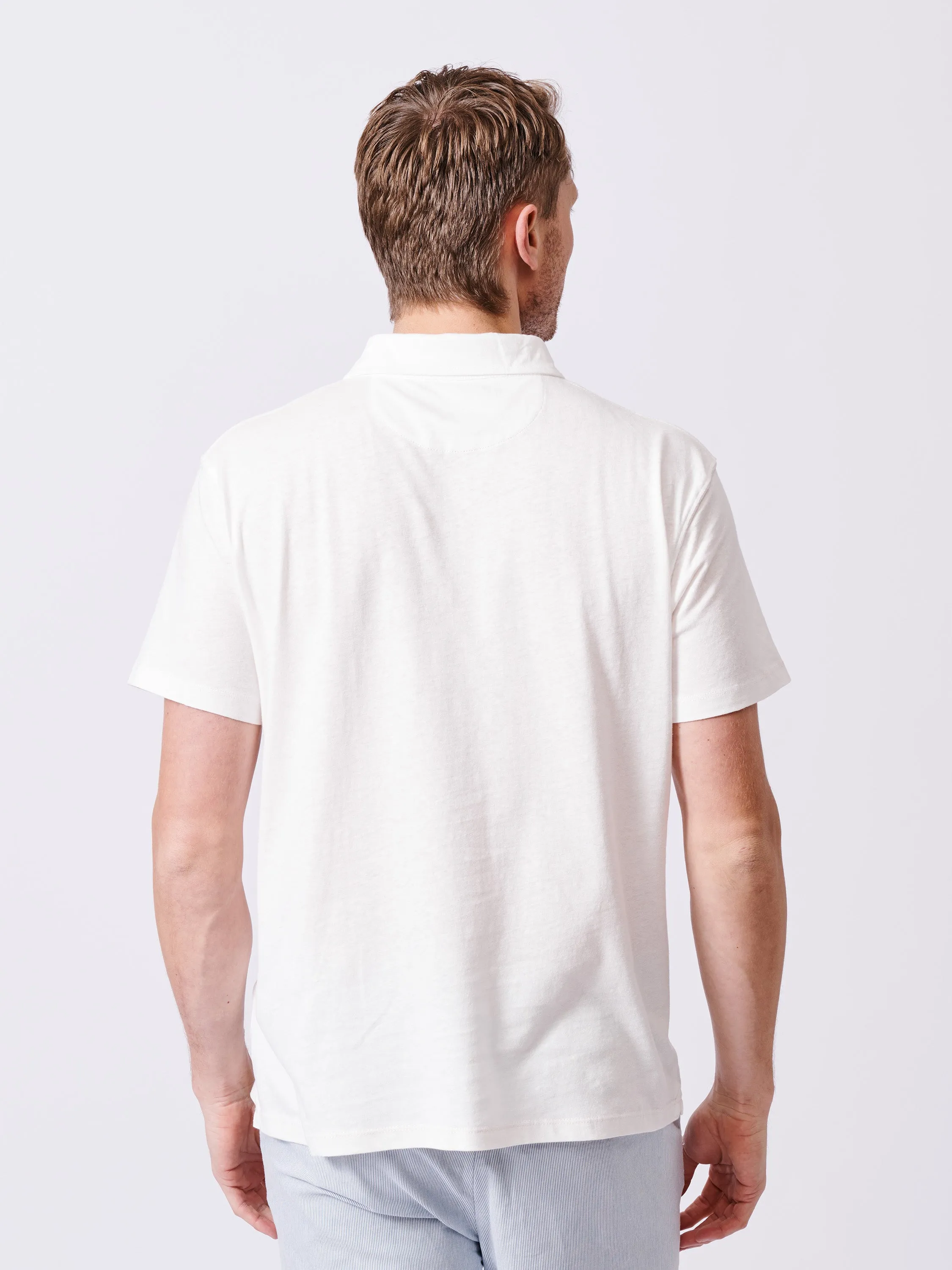 Arnold Cotton Linen Polo