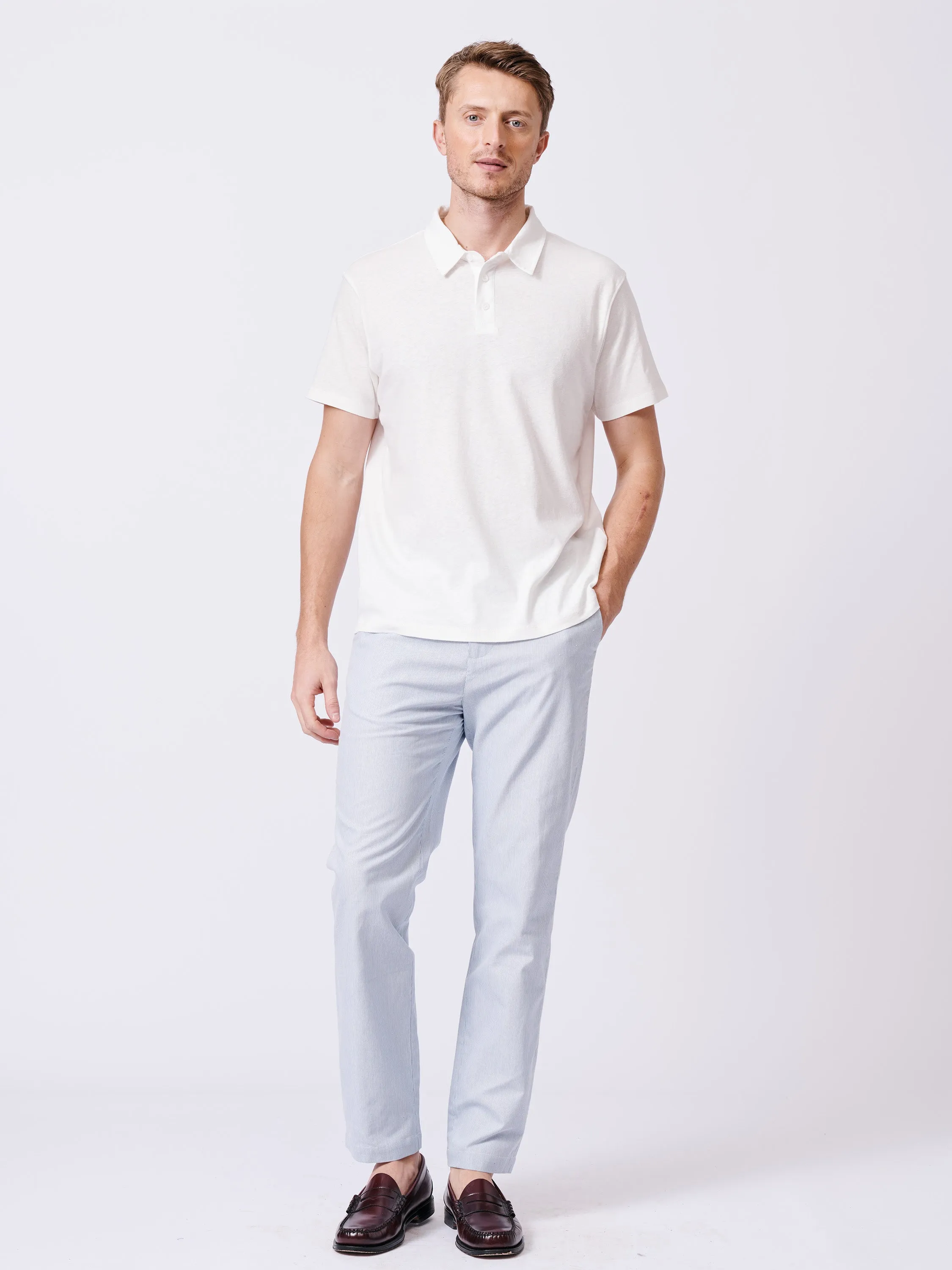 Arnold Cotton Linen Polo