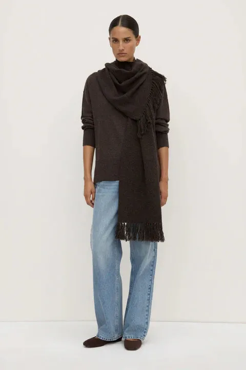 ASSEMBLY LABEL - Wool Scarf GANACHE