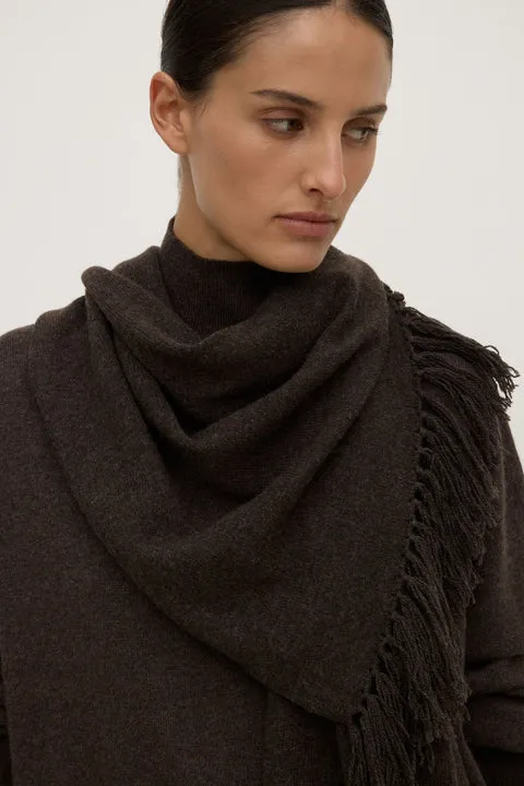 ASSEMBLY LABEL - Wool Scarf GANACHE