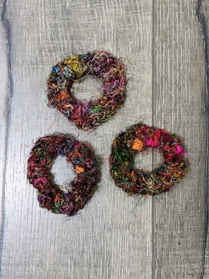 Assorted Recycled Sari Scrunchie