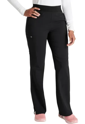 Atmos CK136A Mid Rise Pull-on Straight Leg Pants Black