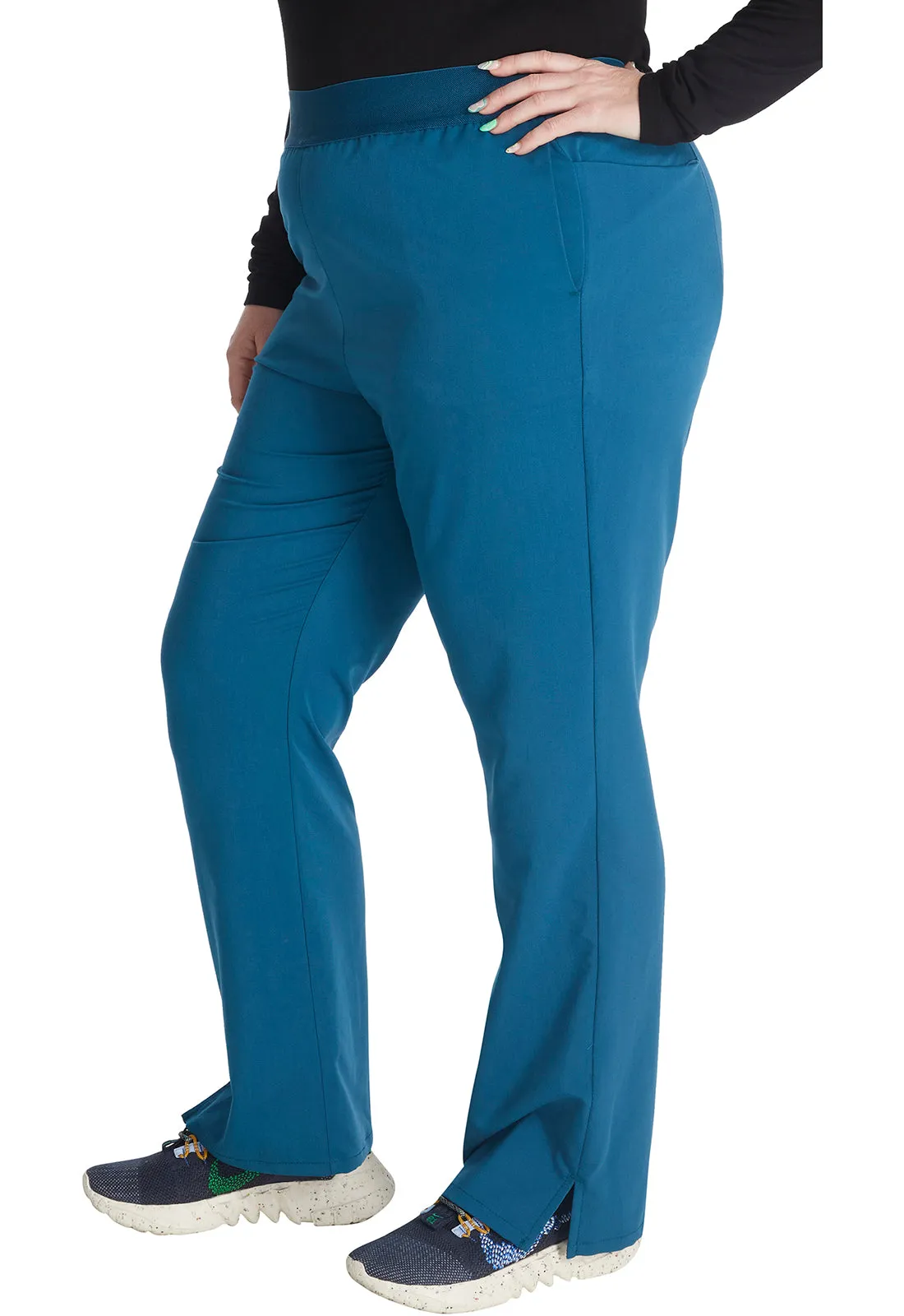 Atmos CK136A Mid Rise Pull-on Straight Leg Pants Caribbean Blue