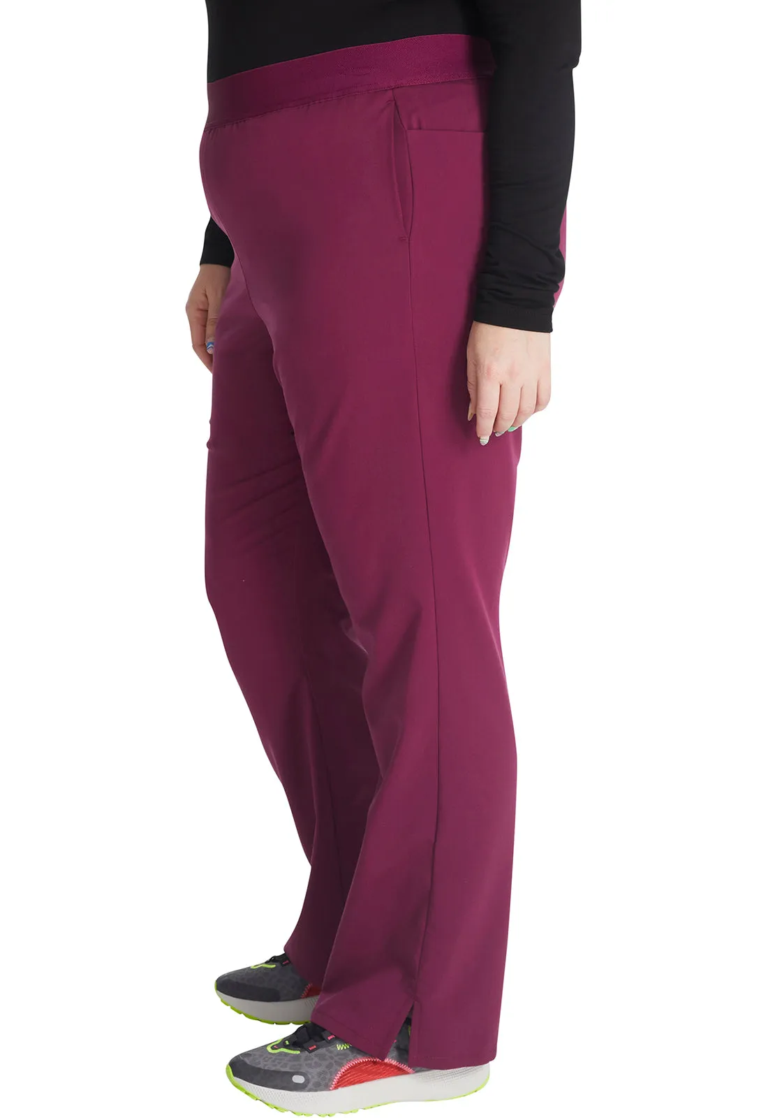 Atmos CK136A Mid Rise Pull-on Straight Leg Pants Wine