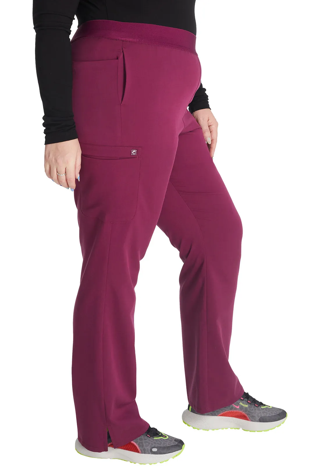 Atmos CK136A Mid Rise Pull-on Straight Leg Pants Wine