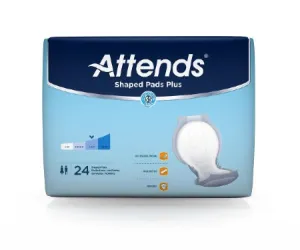 Attends Shaped Pads, Attends Shaped Pads Super - SPS, (1 CASE, 72 EACH)