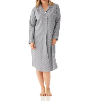 Ava Houndstooth Check Nightshirt - Ava Check