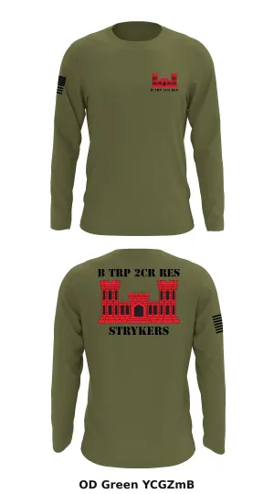 B trp 2cr res Store 1 Core Men's LS Performance Tee - YCGZmB