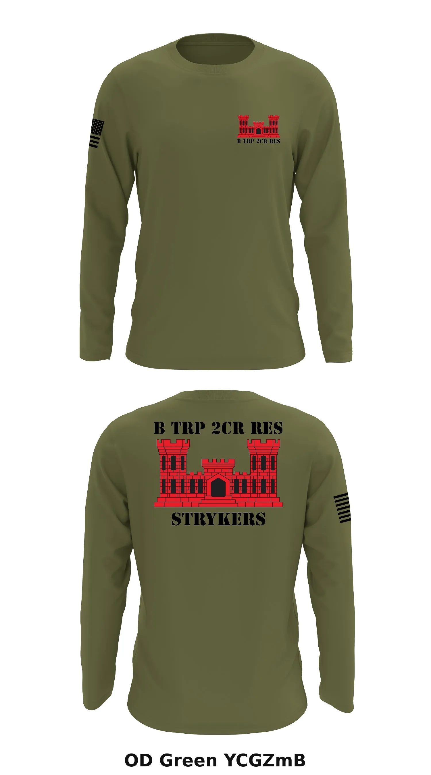 B trp 2cr res Store 1 Core Men's LS Performance Tee - YCGZmB