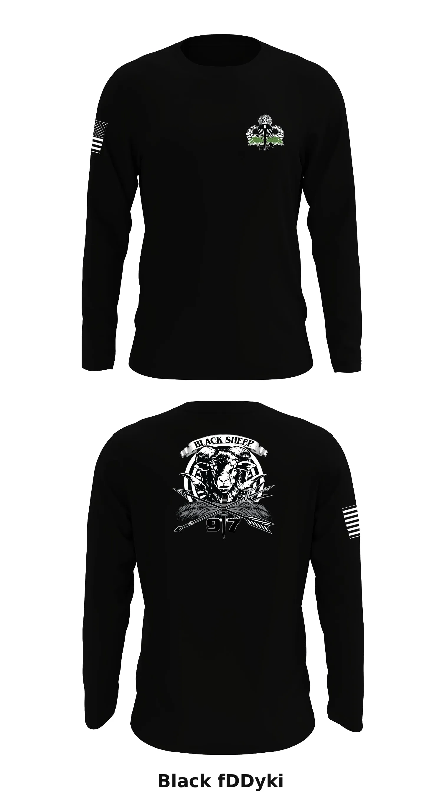 B/97th Civil Affairs Battalion Store 1 Core Men's LS Performance Tee - fDDyki