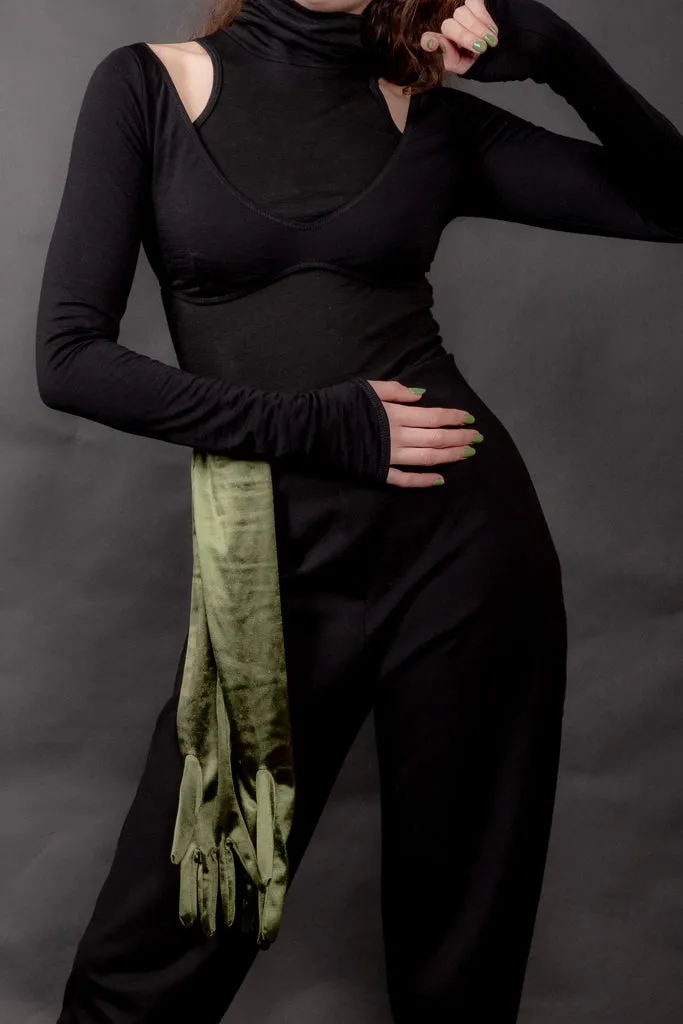 Babs Pants - Black on Black (PO)