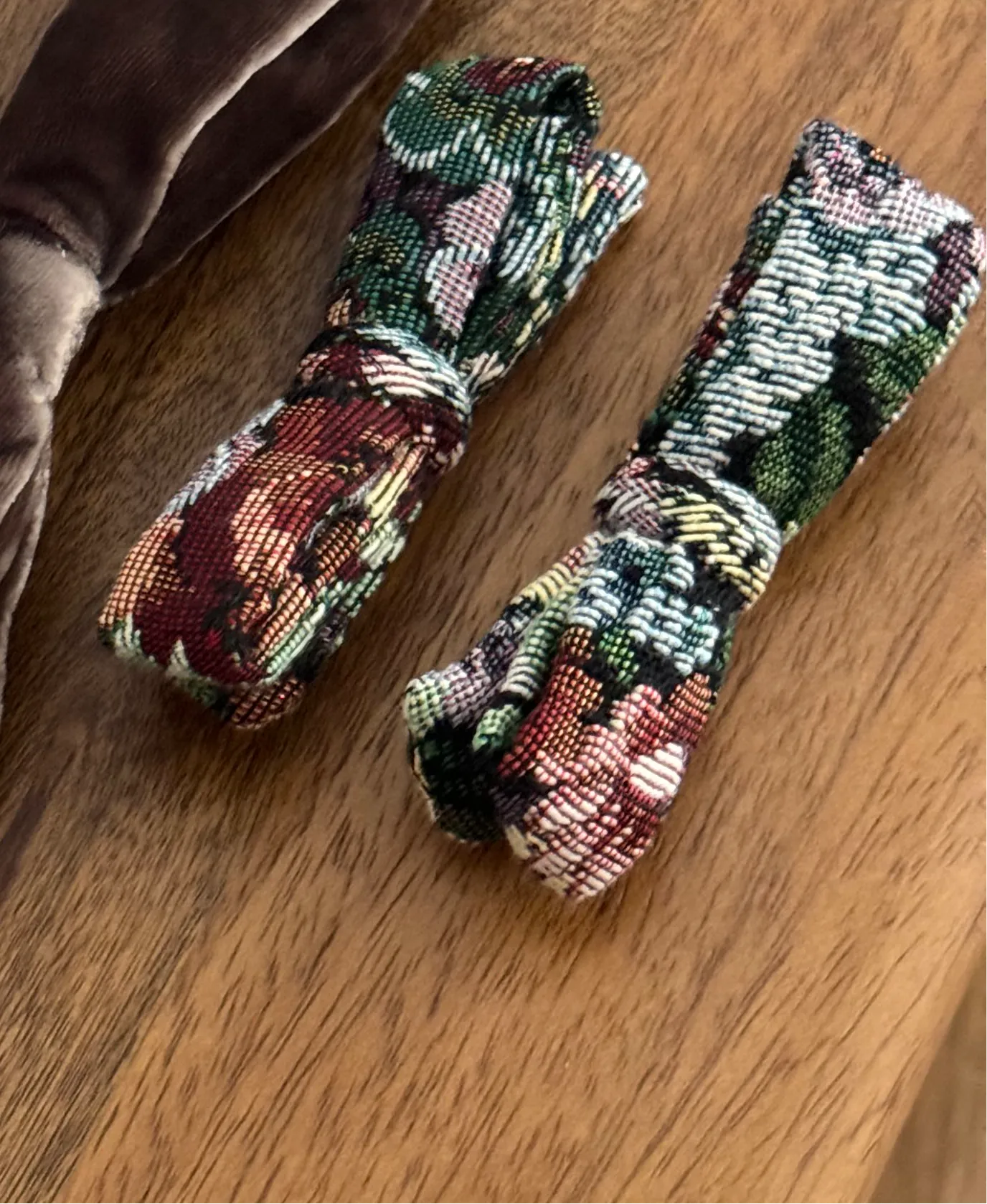Baby Velvet Bow Clips (Pair)