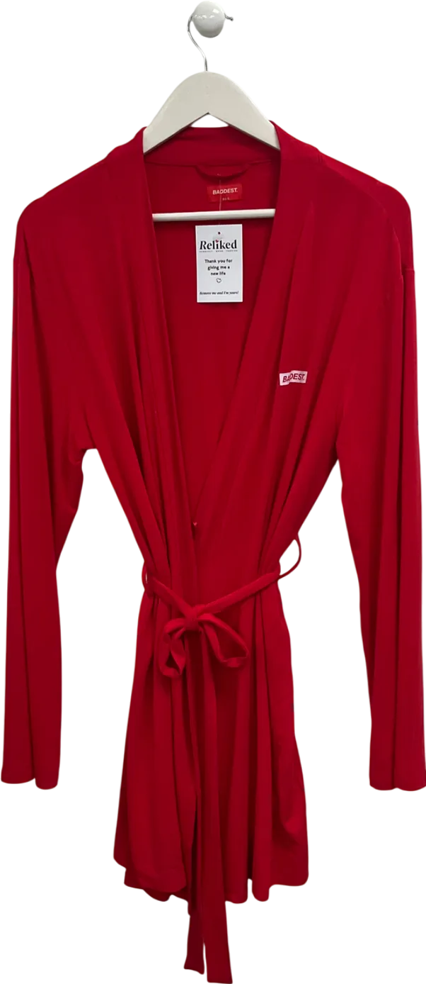 Baddest Bod Red Baddest Robe UK XS/S