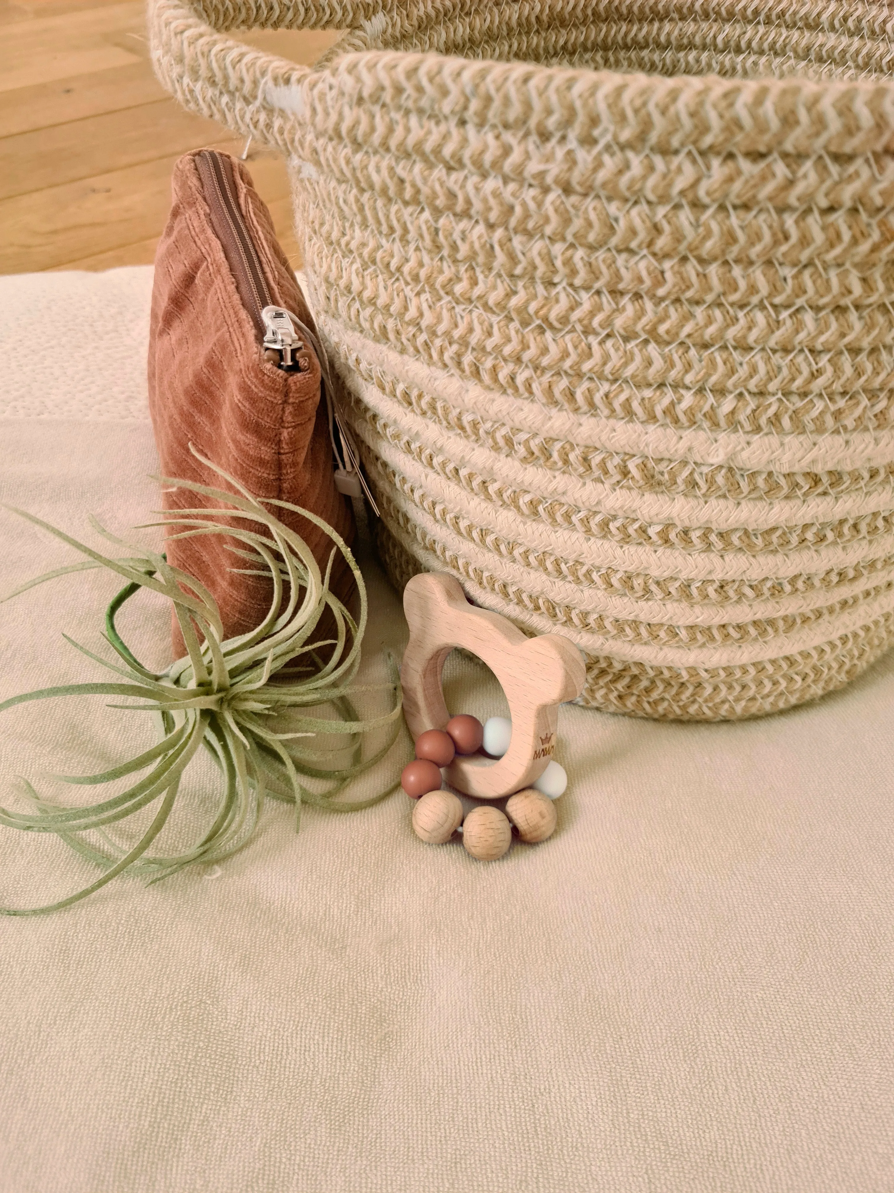 BamBam Wooden Bear Teether