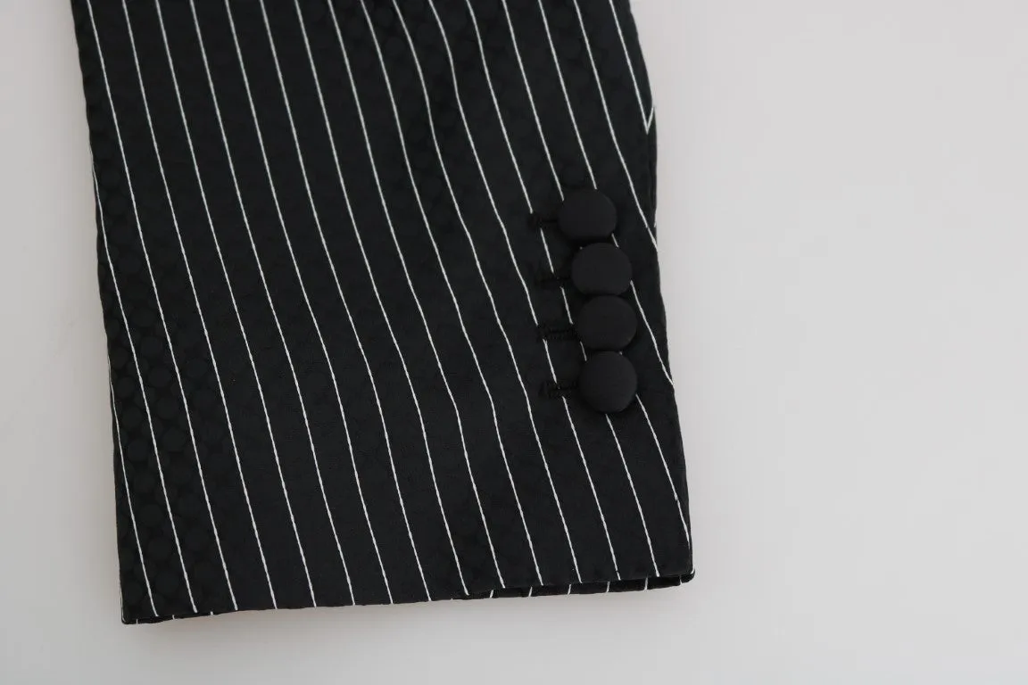 Black Double Breasted Slim Fit MARTINI
