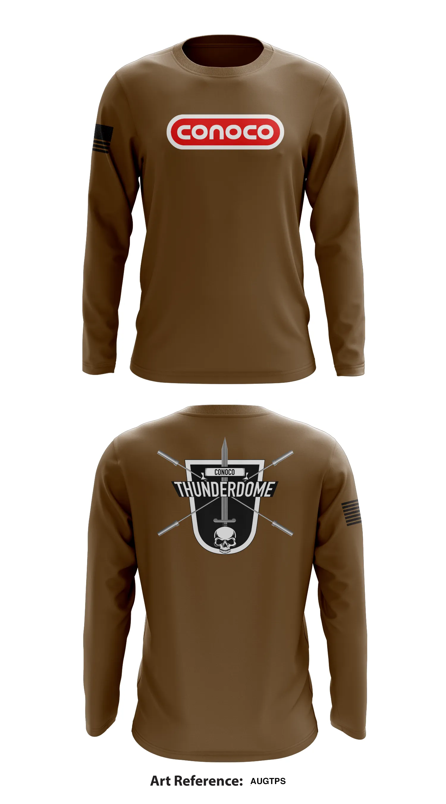 Black Falcons Core Men's LS Performance Tee - auGTpS