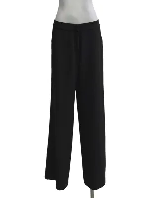 Black Long Straight Leg Pants