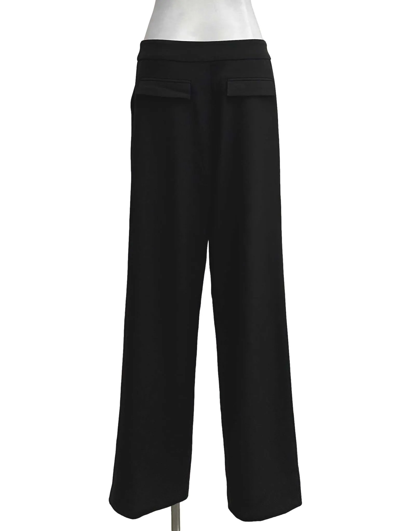 Black Long Straight Leg Pants
