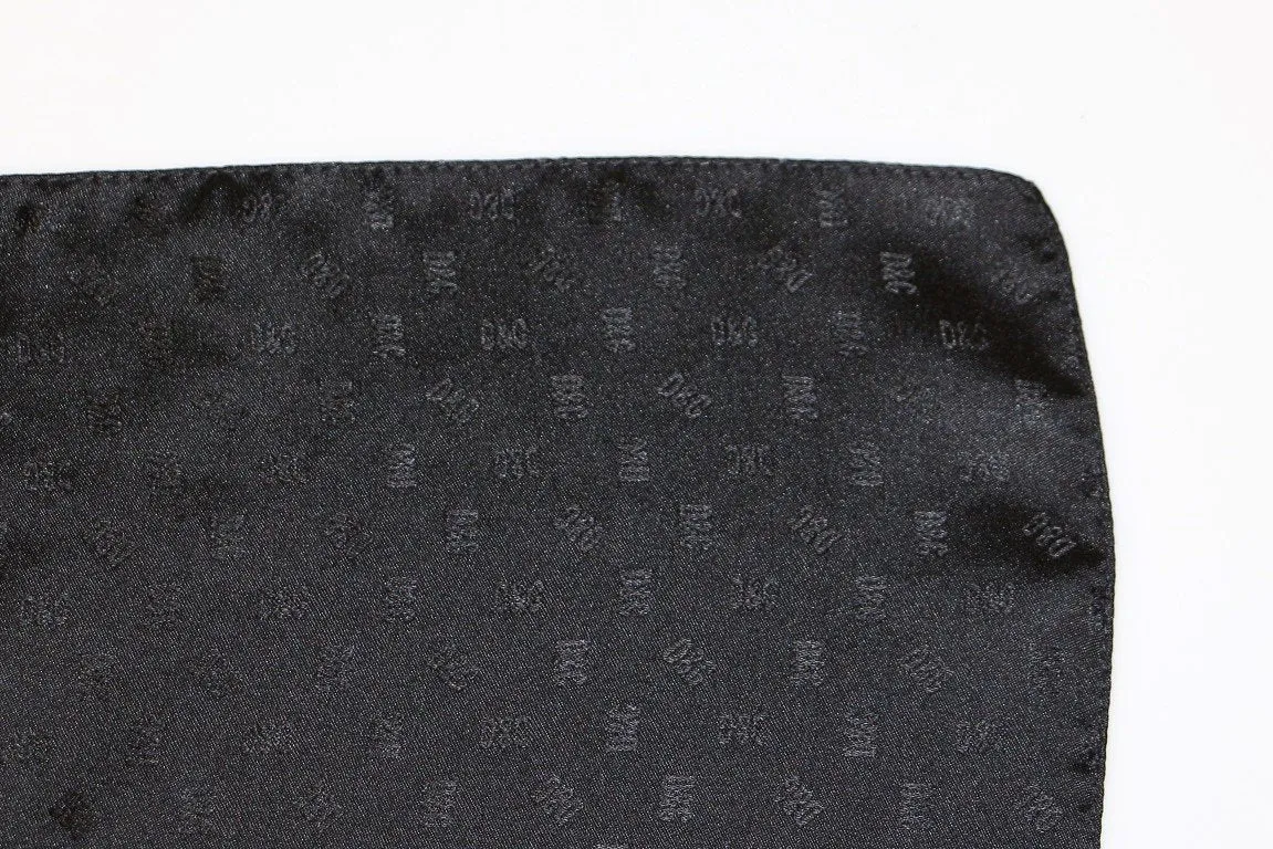 Black Silk Handkerchief