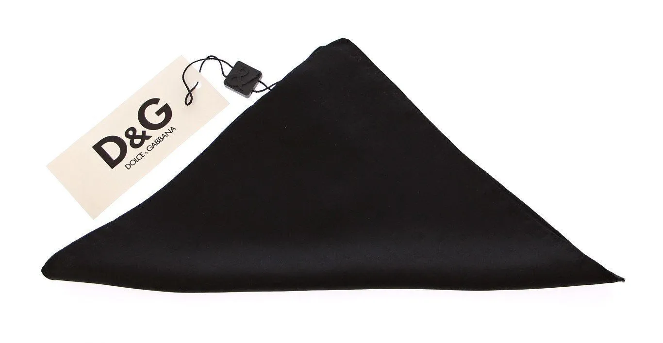 Black Silk Handkerchief