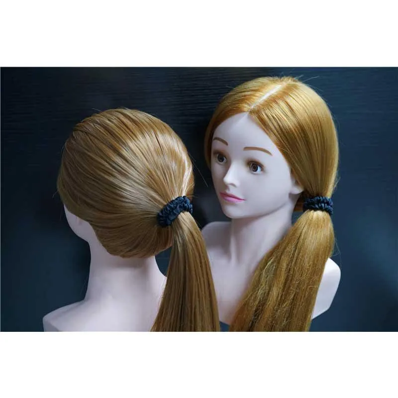 Black silk scrunchies mini - In Stock