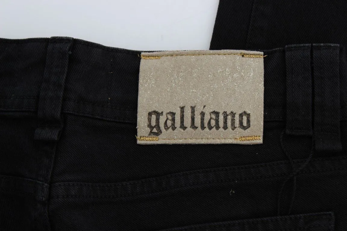 Black Slim Fit Cotton Stretch Denim Jeans