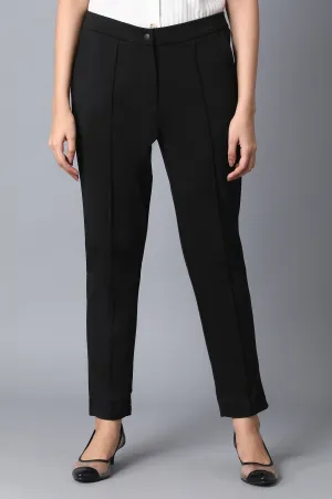 Black Slim Fit Trouser Pants