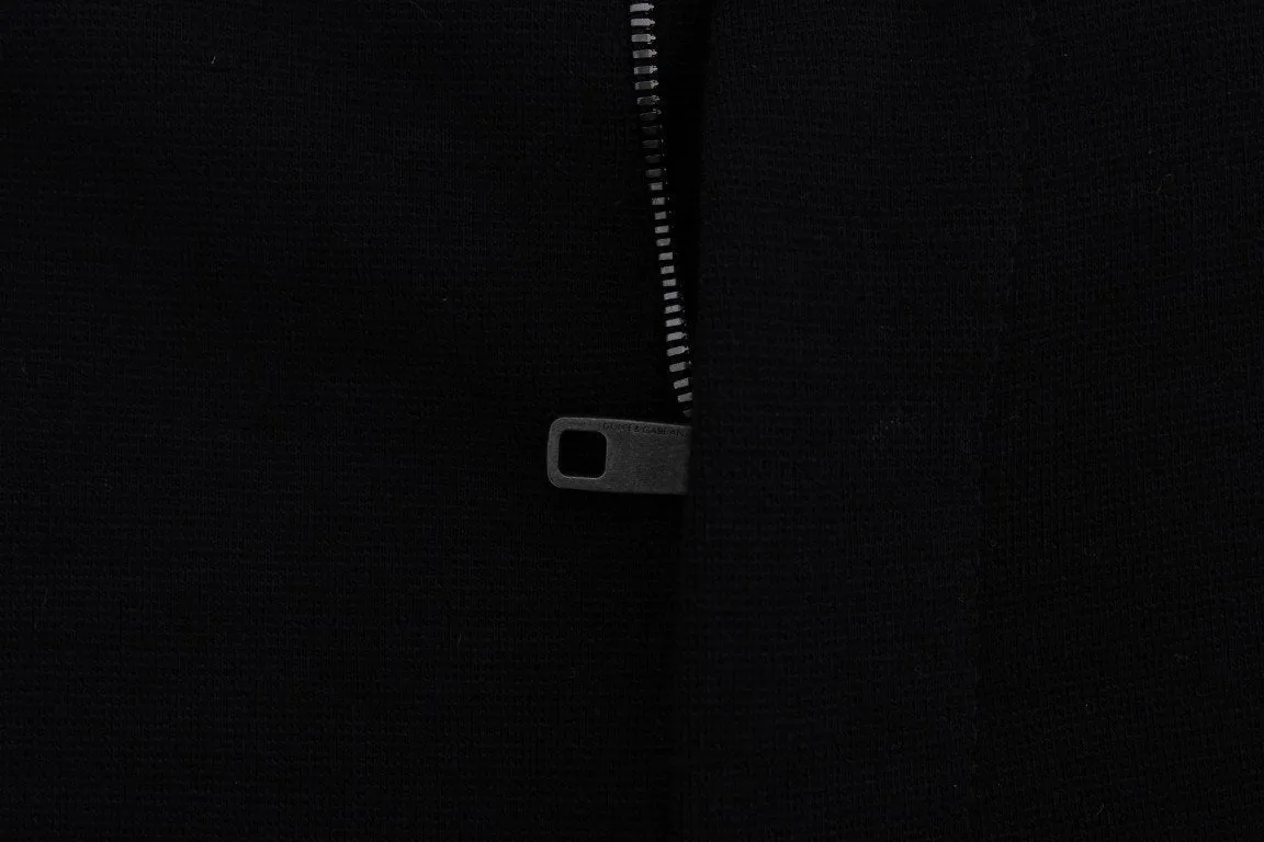 Black Wool Slim Fit Casual Pants