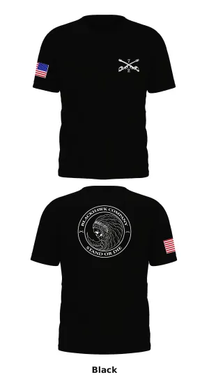 Blackhawk Company, 2-7 CAV, 3ABCT, 1CD Store 1 Core Men's SS Performance Tee - 57909700790