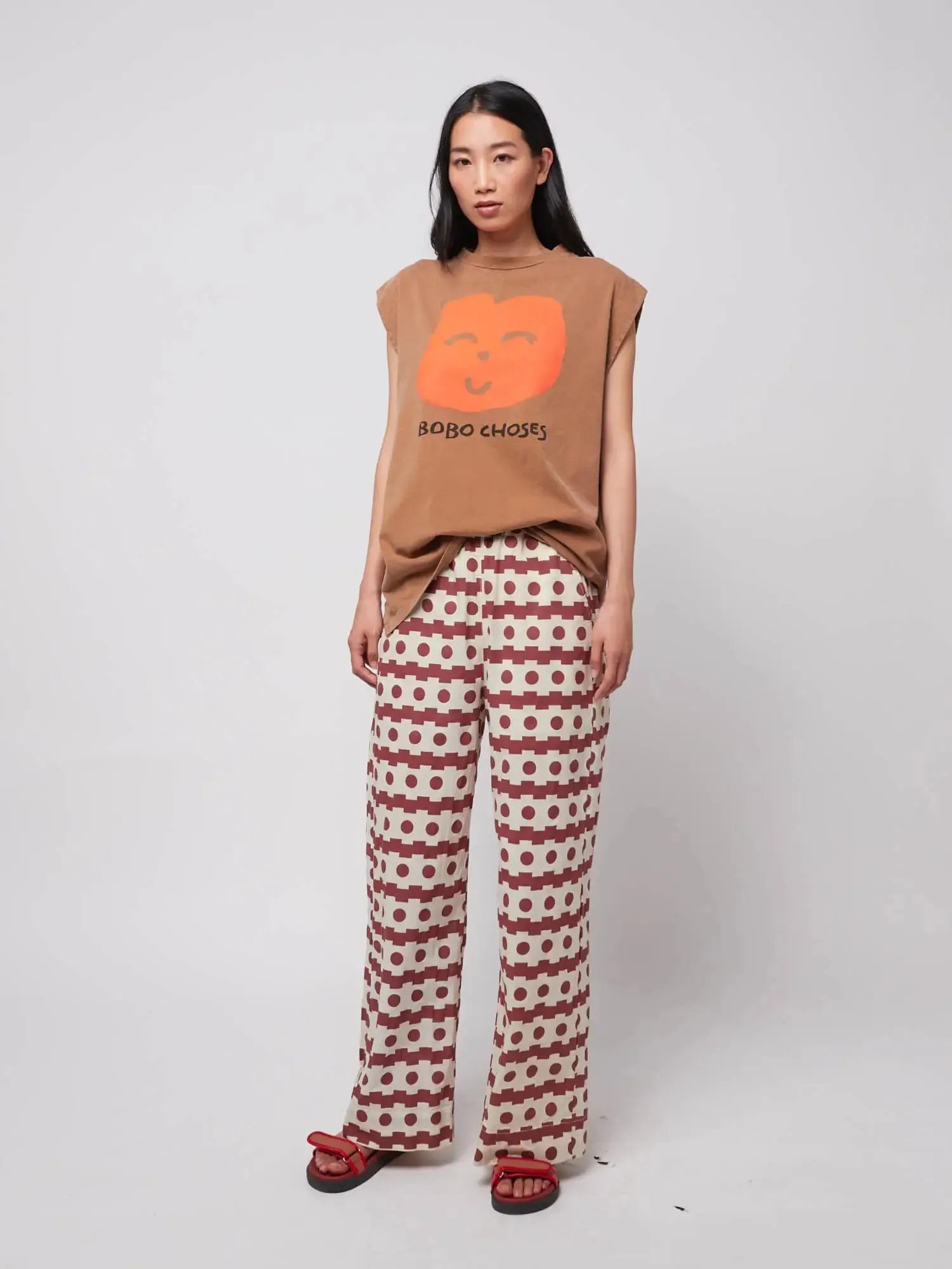 Bobo Choses WOMAN | Geometric print wide-leg trousers
